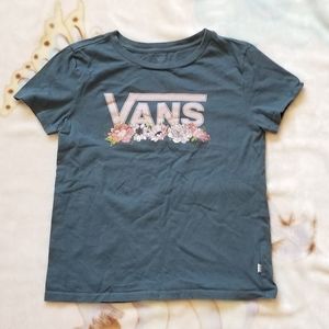 Van's floral t shirt
